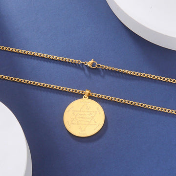 NEW ARRIVAL Hexagram Solomon Necklace for Men and Women Jewish Stainless Steel Jewellery - The Jewellery Supermarket